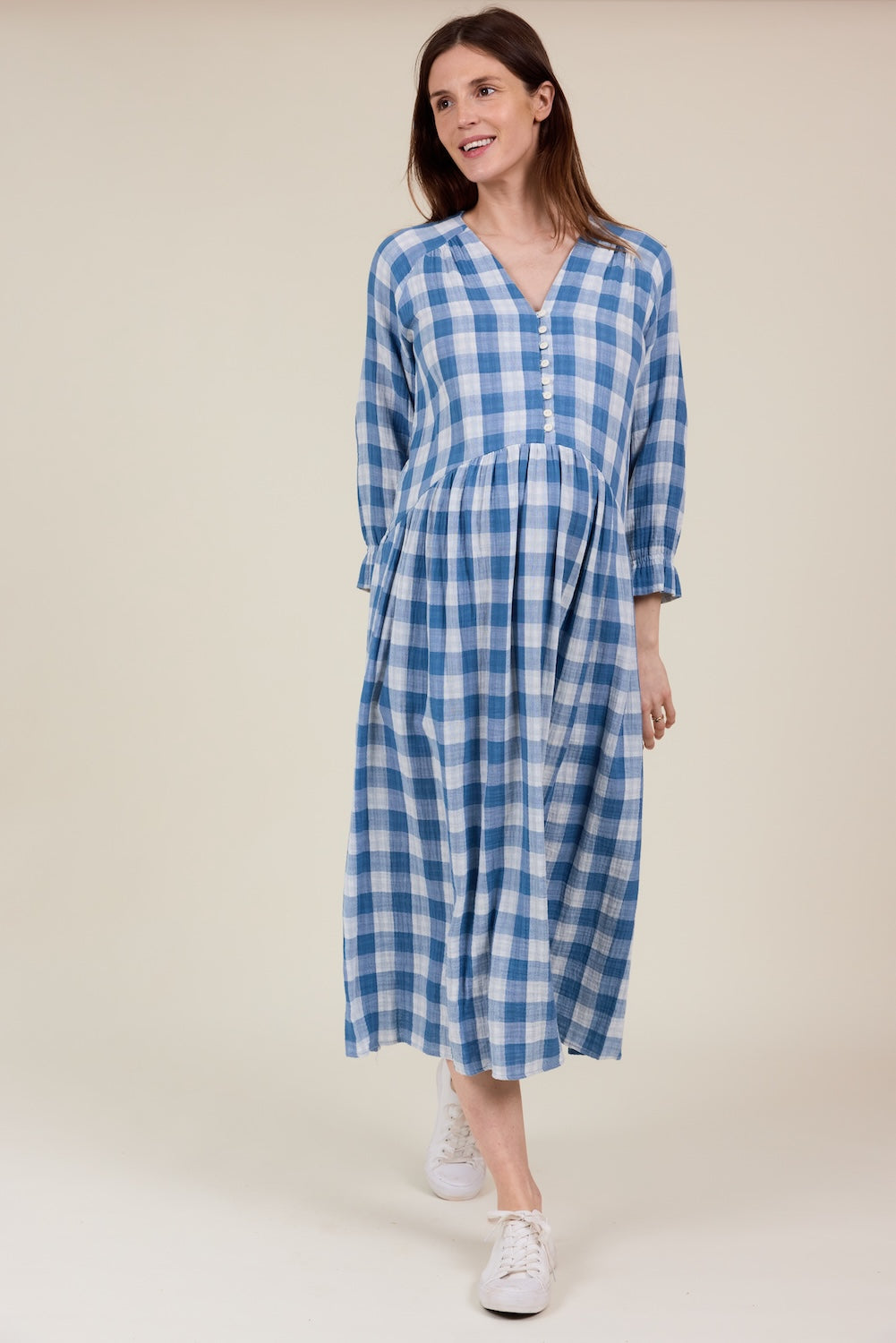 Checked frock hotsell