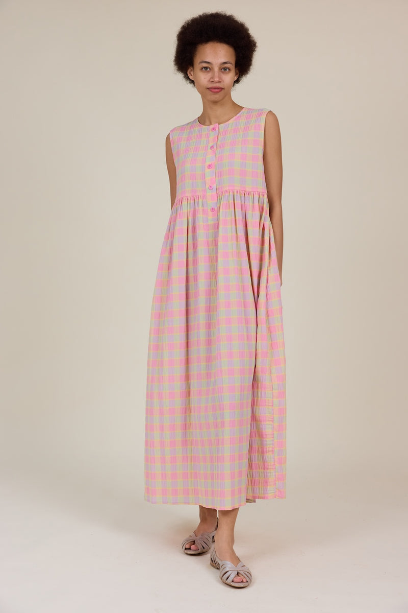 Sylvie Dress Sorbet check