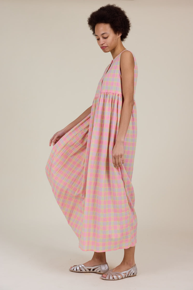 Sylvie Dress Sorbet check