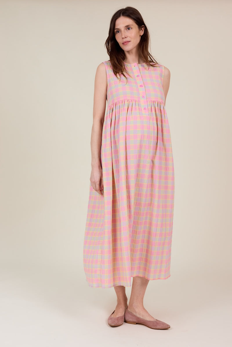 Sylvie Dress Sorbet check