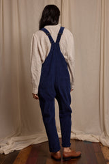 Doris Dungarees Dark Blue Jumbo Cord