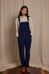 Doris Dungarees Dark Blue Jumbo Cord