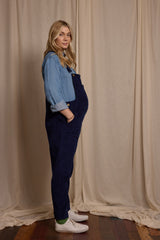 dungarees dark blue jumbo cord