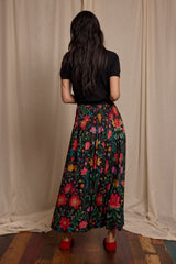 Wren Skirt Floral Crepe