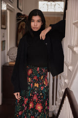 Wren Skirt Floral Crepe